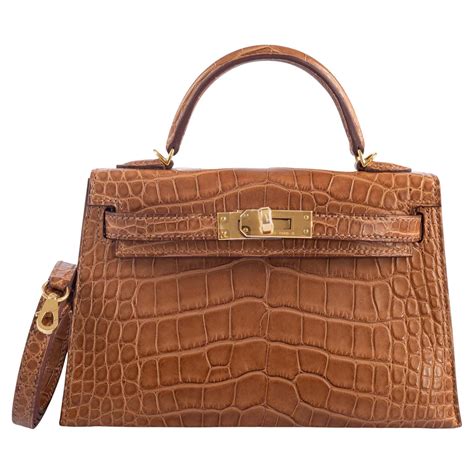 hermes craie mini kelly|Hermes mini kelly crocodile.